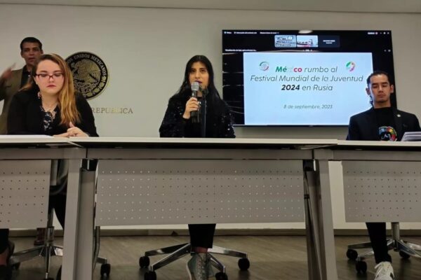 México buscará impulsar innovaciones en el Festival Mundial de la Juventud 2024 en Rusia. México buscará impulsar innovaciones en el Festival Mundial de la Juventud 2024 en Rusia.