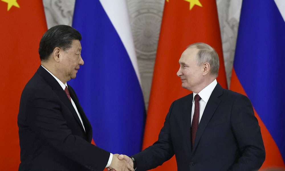 Putin y Xi destacan la profunda relación entre Rusia y China. Putin y Xi destacan la profunda relación entre Rusia y China.